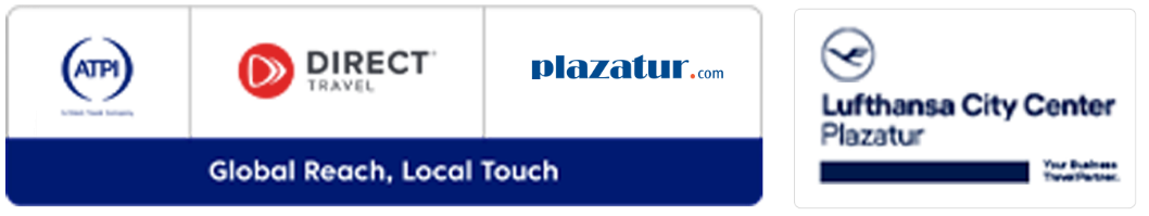 ATPI · Direct Travel · Plaza Turizm · Lufthansa City Center